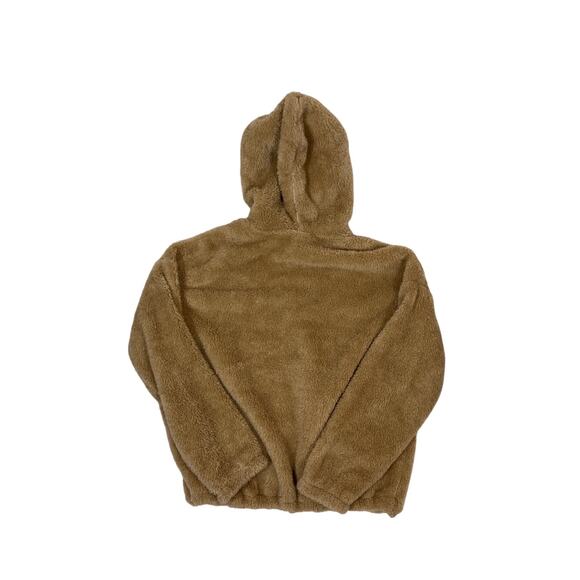 L.O.G.G by H&M Teddy Fleece Hoodie Women’s Medium Cozy Winter Pullover - Picture 4 of 6